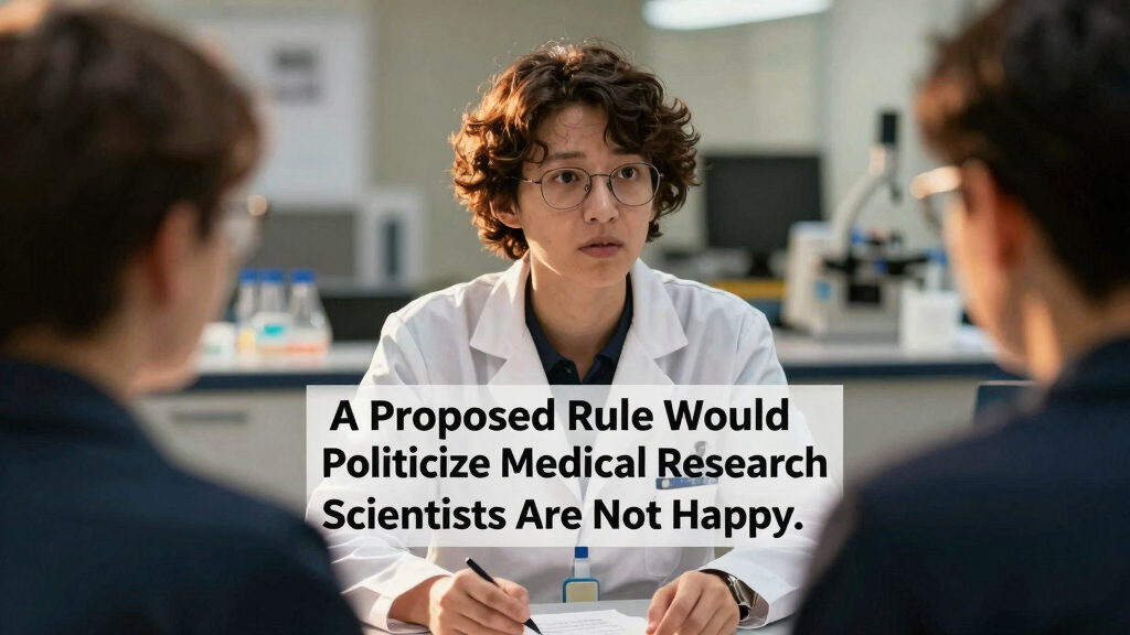 A Proposed Rule Would Politicize Medical Research. Scientists Are Not Happy.