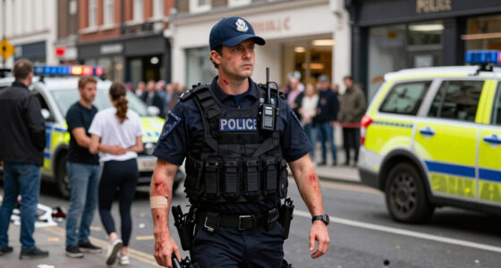 Police officer injured, arrests made amid London disorder after France beat Morocco