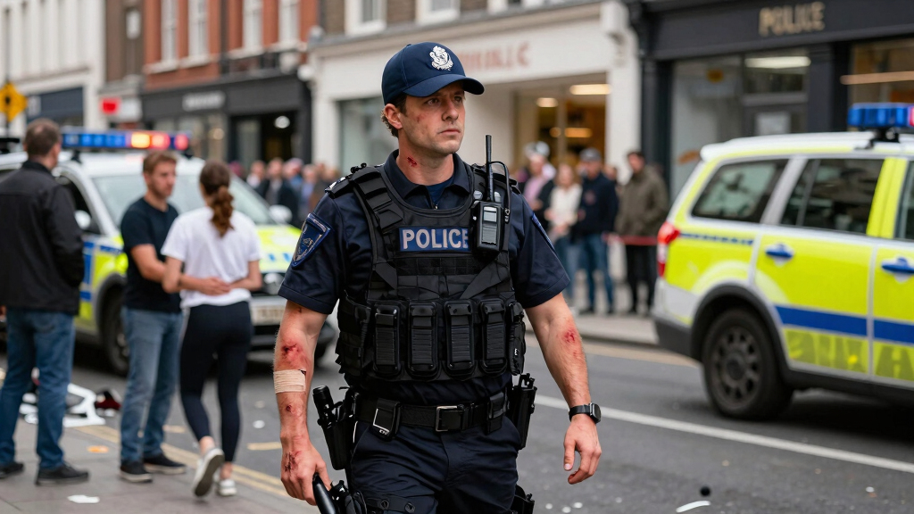 Police officer injured, arrests made amid London disorder after France beat Morocco
