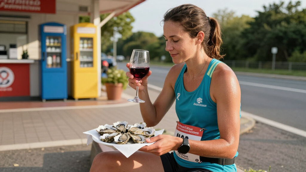 At This French Marathon, Runners Make Pit Stops For Wine And Oysters
