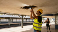False Ceiling Collapse At Fabra I Puig Station Injures Three