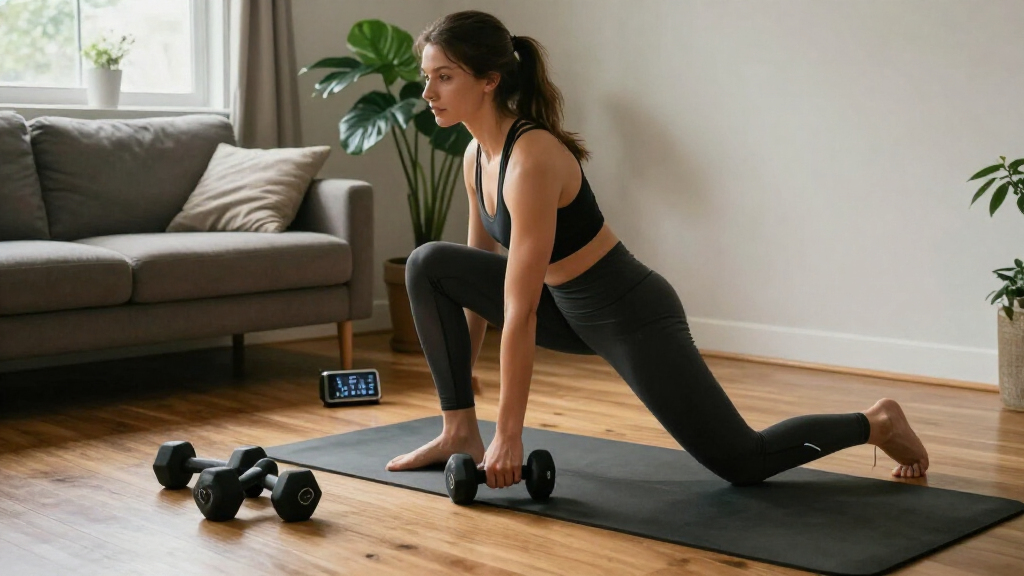 The Two Simple Tricks A Trainer Uses To Ensure Her Home Dumbbell Workouts Stay Effective